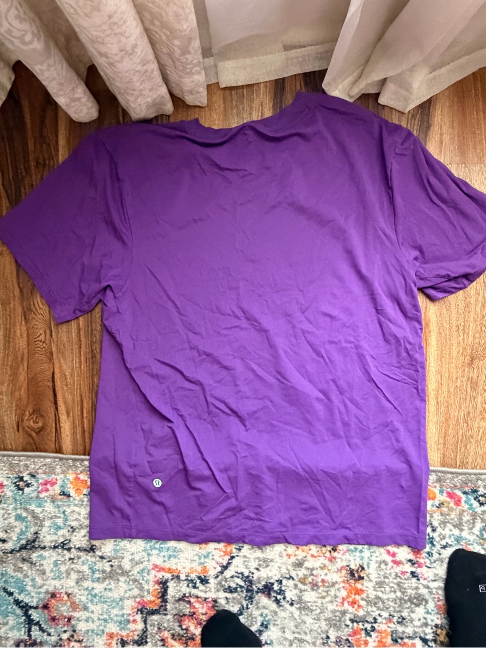 Lululemon Men's Purple Short-Sleeve Tee - Classic Casual Shirt
